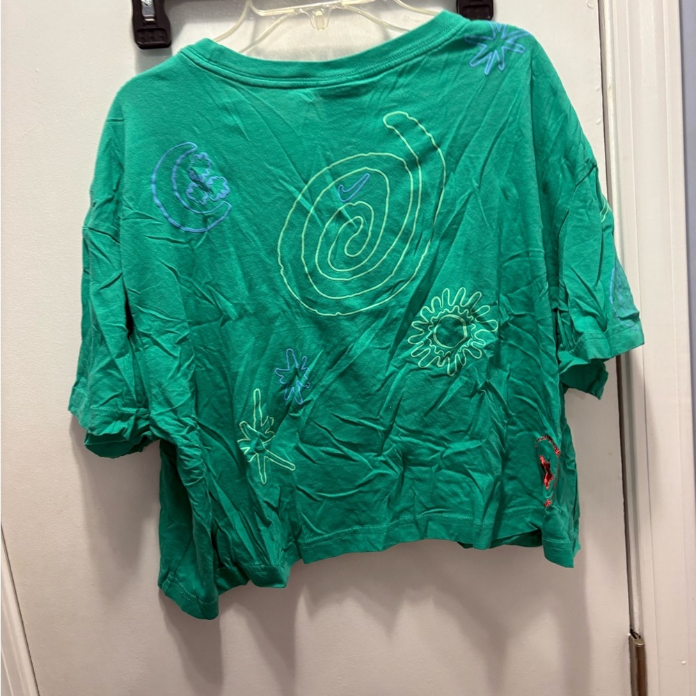 Nike Women's Teal Graphic Tee - Picture 2 of 3